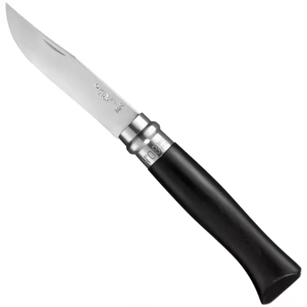 Nozh Opinel №8, nerzhaveyushchaya stal', rukoyat' iz ebenovogo dereva2 Nozh Opinel №8, nerzhaveyushchaya stal', rukoyat' iz ebenovogo dereva2