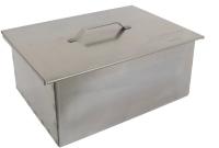 Koptil'nya Tonar (K-003) dvuhyarusnaya s poddonom dlya sbora zhira 380h280h170 (stal' 1,5mm)