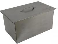 Koptil'nya Tonar (K-001) dvuhyarusnaya s poddonom dlya sbora zhira 450h280h240 (stal' 1,5mm)