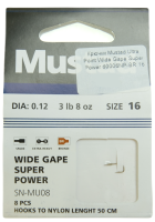 Kryuchki Mustad Ultra Point Wide Gape Super Power 60006NP-BR
