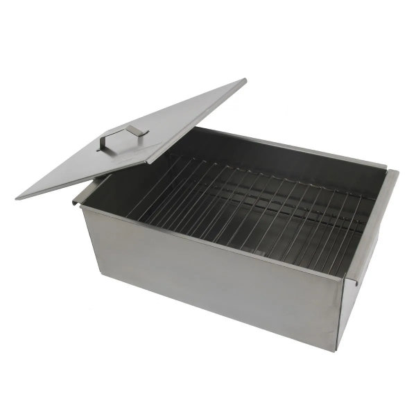 Koptil'nya Tonar (K-002) dvuhyarusnaya s poddonom dlya sbora zhira 450h280h170 (stal' 1,5mm)5