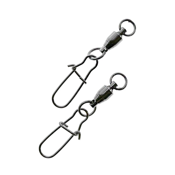 Карабин с вертлюгом на подшипнике Kraken KR-3809 2шт