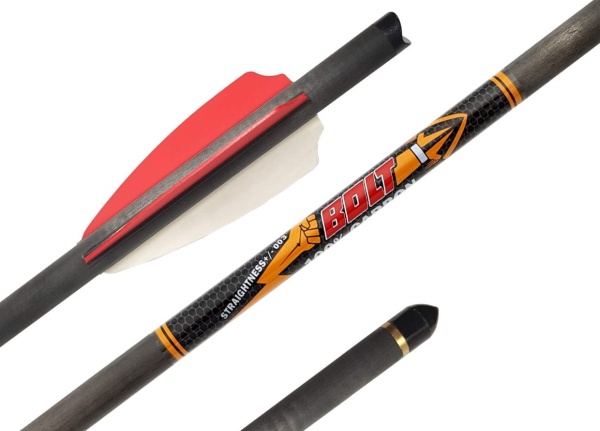 Strela arbaletnaya karbonovaya Centershot Bolt 16, operenie Q2i Fusion X-2 3, latunnyj insert5