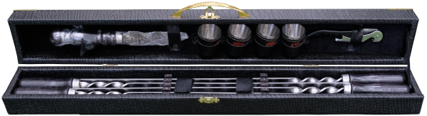 SHashlychnyj nabor №6-1 Kizlyar (chernyj) kozha