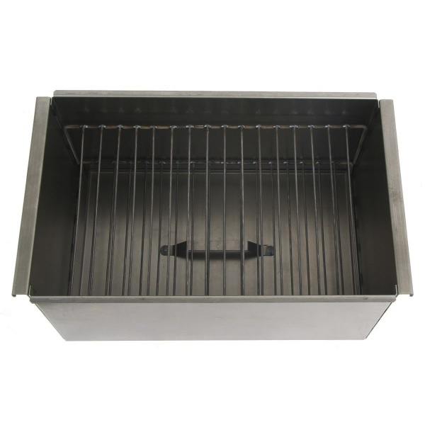 Koptil'nya Tonar (K-001) dvuhyarusnaya s poddonom dlya sbora zhira 450h280h240 (stal' 1,5mm)3