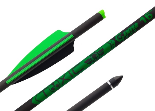 Strela arbaletnaya karbonovaya Centershot Toxic Carbon 16 Half Moon Nock4