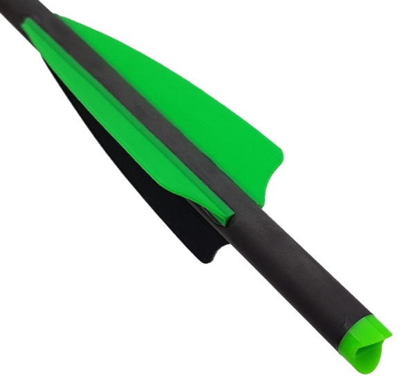 Strela arbaletnaya karbonovaya Centershot Toxic Carbon 20 Half Moon Nock2