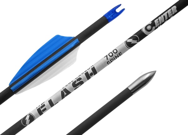 Strela luchnaya karbonovaya Centershot Flash 700 operenie Shield 22