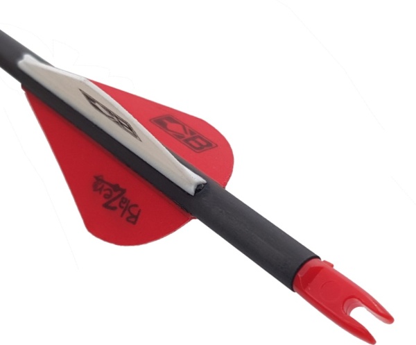 Strela luchnaya karbonovaya Centershot Fury Hunter 350 operenie Blazer 22