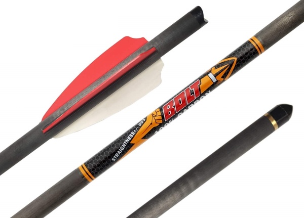 Strela arbaletnaya karbonovaya Centershot Bolt 22, operenie Q2i Fusion X-2 3, latunnyj insert5