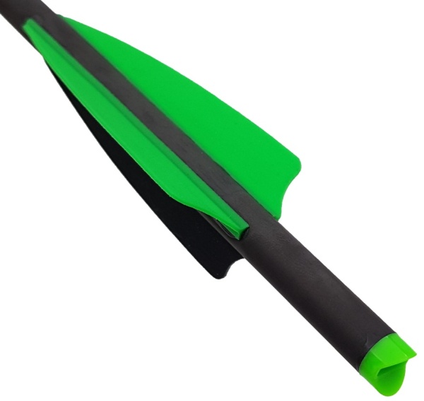 Strela arbaletnaya karbonovaya Centershot Toxic Carbon 16 Half Moon Nock2