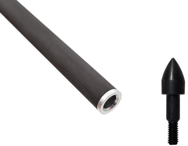 Strela arbaletnaya karbonovaya Centershot Toxic Carbon 22 Half Moon Nock2