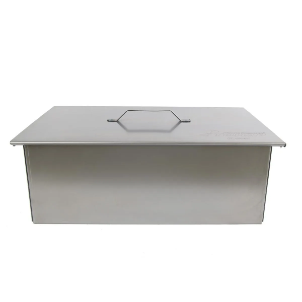 Koptil'nya Tonar (K-002) dvuhyarusnaya s poddonom dlya sbora zhira 450h280h170 (stal' 1,5mm)2